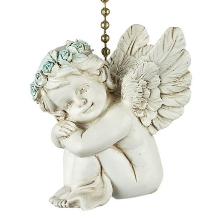 Darling Cherub Decorative Ceiling Fan Light Dimensional Pull