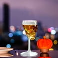 thumbnail image 6 of Usloyux under $5 Skull Shape Glass Goblet, Gothic Style Skull Shaped Glass Goblet for Wine Whisky Cocktail, Lead-Free Crystal Clear Drinkware for Home Bar Party, 6 of 9