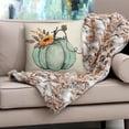 thumbnail image 2 of PEIBang Fall Pumpkin Home Sweet Home Throw Pillow Covers,18 x 18 Inch Autumn Grateful Blessed Harvest Floral Decorations for Sofa Couch, 2 of 6