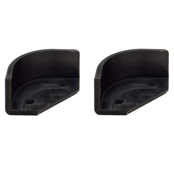 Malibu Boat Corner Cap Brackets 1 1/2 Inch Plastic Pair