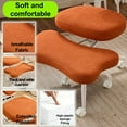 thumbnail image 2 of Pawverly Meditation Chair, Cross-Legged Seating Chair with Lumbar Support & Adjustable Cushion, Comfortable Sitting for Home Office, Orange, 2 of 9