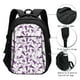 thumbnail image 3 of Easygdp Violets Flowers Mochila para Laptop de Viaje con Puerto USB, Mochila para Laptop con Puerto de Carga USB para Mujeres y Hombres, 3 of 7