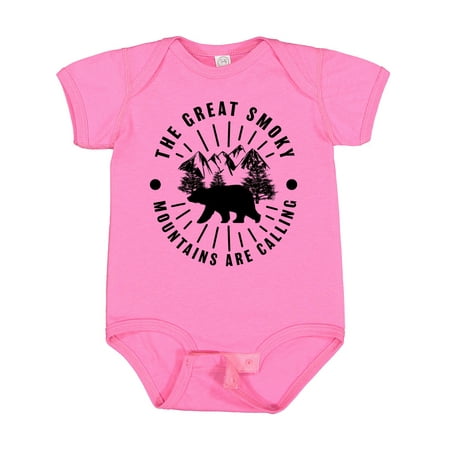 

Inktastic The Great Smoky Mountains Are Calling Gift Baby Boy or Baby Girl Bodysuit