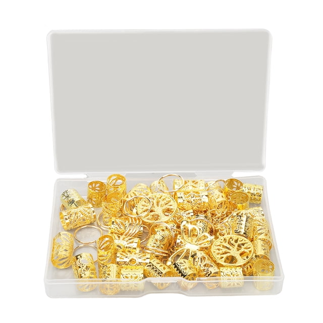Joyería para rastas, anillos para trenzar el cabello, exquisitos anillos para trenzar el cabello, accesorios para rastas DIY