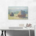 thumbnail image 2 of ARTCANVAS Haystacks 1891 Canvas Art Print by Claude Monet - Size: 26" x 18" (1.50" Deep), 2 of 9