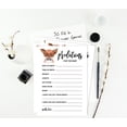 thumbnail image 3 of Inkdotpot 50Prediction CardsFor Baby Shower Game Fox Jungle Animals Party Supplies Fun Baby Shower Game Favors, 3 of 5