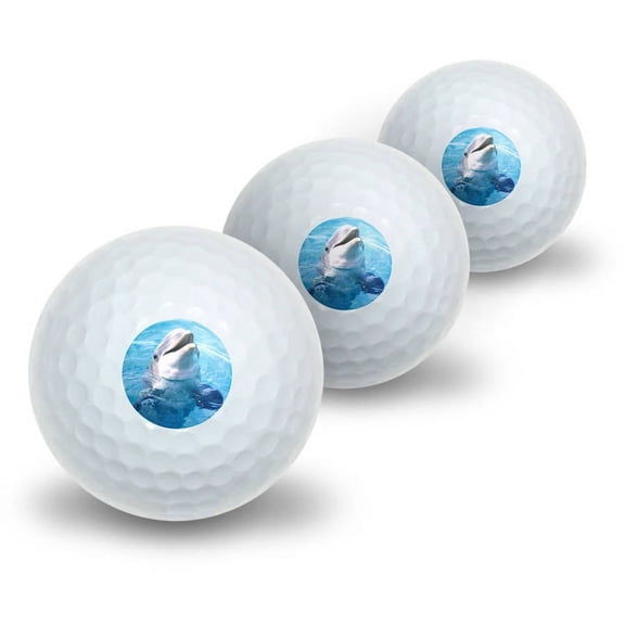 Dolphin Novelty Golf Balls, 3pk