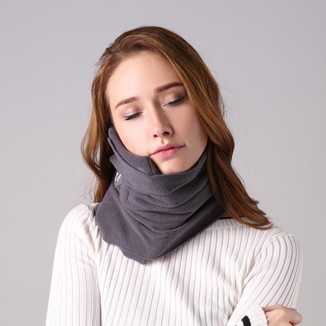 Almohada - Almohada de viaje con soporte para el cuello ultrasuave científicamente probada - Lavable a máquina), ER