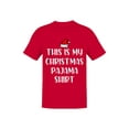 thumbnail image 2 of Christmas Pajama Shirt Men's Graphic Tee, 2 of 3
