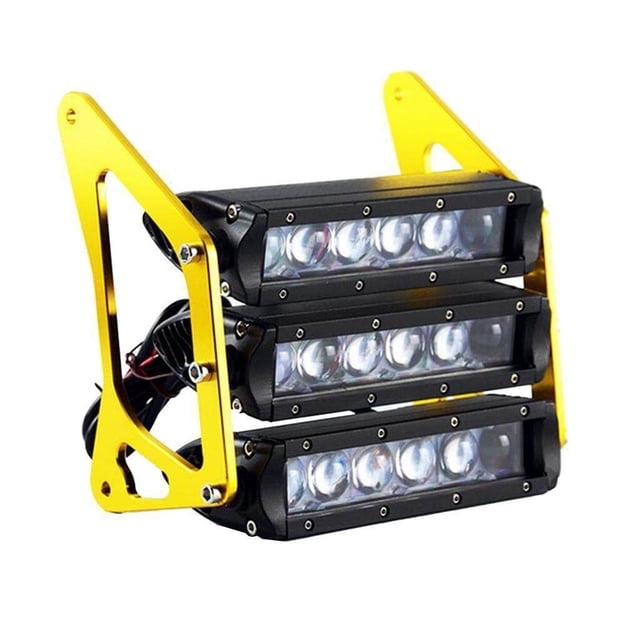 Maoww Motorcycle Three-tier LED Modified Headlights Fairing For MSX125 Gold