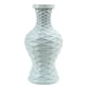 thumbnail image 2 of Plastic Vase Imitation Glazed Decorative Flower Pot | Blue Pink White | Home Living Room TV Cabinet Decor | Dried Flower Arrangement | 28x13.8cm | Modern Durable Design, 2 of 6