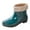 Green, variant on LIJCC Womens Rain Boots Ankle Water Proof Garden Rainboot Removable and Washable Outdoor Fashion Work Fishing Kitchen Non Slip Warm Rubber Shoes Rain Boots