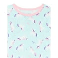 thumbnail image 3 of Wonder Nation Baby & Toddler Girls Unicorn Cotton Sleep Set, Sizes 2T-5T, 3 of 3
