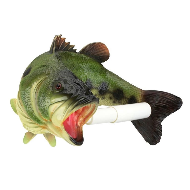 fishing rod toilet paper holder BLACK FOREST DECOR Rustic Lodge Full color packaging makes giving this item as a gift easy Penn 130ST fishing reel toilet