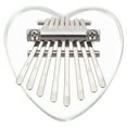 thumbnail image 1 of Miangastore 1Pcs Kalimba en Forme de Cœur Relaxation Musicale pour Fête, 1 of 9