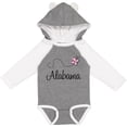 thumbnail image 3 of Inktastic Butterfly Alabama Boys or Girls Long Sleeve Baby Bodysuit, 3 of 5