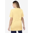 thumbnail image 2 of Woman Within Plus Size 7-Day Embroidered Pointelle Tunic, 2 of 5