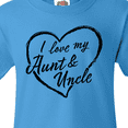thumbnail image 4 of Inktastic I Love My Aunt and Uncle in Black Chalk Heart Youth T-Shirt, 4 of 5