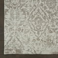 thumbnail image 5 of Nourison Damask Distressed Modern Ivory 5' x 7' Area Rug, (5' x 7'), 5 of 9