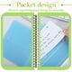 thumbnail image 4 of Paquete de 3 Carpetas de Tarjetas con Divisores, 60 Hojas Cada Una, Portatarjetas de 3X5, Organizador de Tarjetas, Carpeta, Cuaderno, 4 of 8