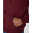 thumbnail image 6 of Hanes Men's & Big Men's Fleece Full Zip Up Hoodie Sweatshirt, Sizes S-3XL, 6 of 10