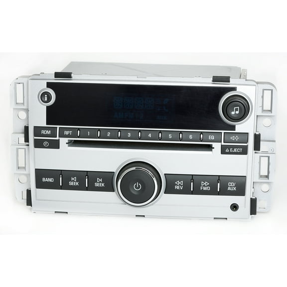 Restored 2007 Chevrolet Equinox AMFM Radio Single CD Player Auxiliary Input 15945855 (Refurbished)