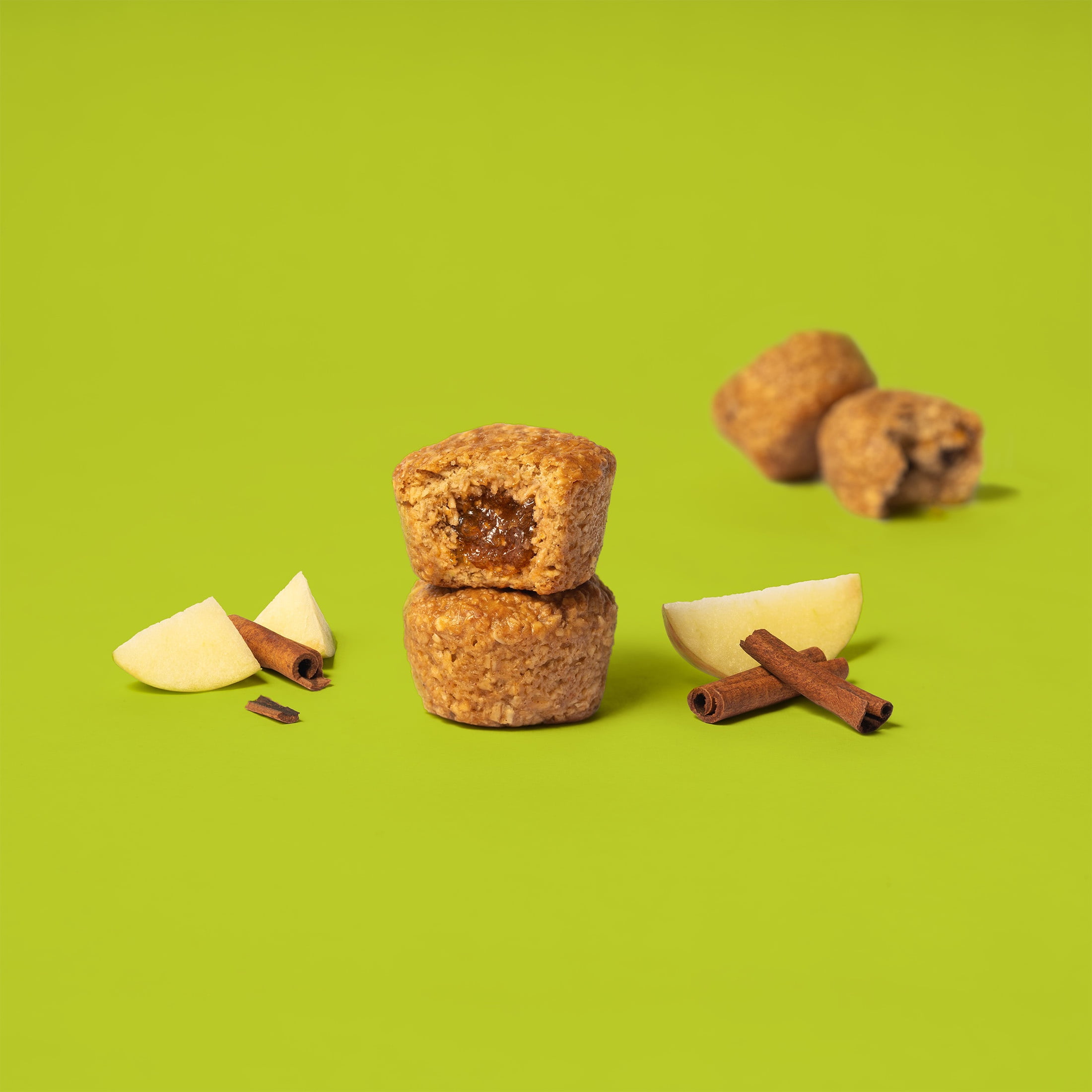 (3 pack) Bobo's Oat Bites, Apple Pie Stuff'd, 5 Pack of 1.3 oz bars