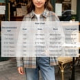 thumbnail image 4 of Kids Jacket Dqueduo Children's Gradient & Checkered Long Sleeve Lapel Shirt Mid Size Casual Loose Jacket Brown 7-8 Years, 4 of 10