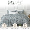 thumbnail image 2 of Pure Melody Printed Duvet Cover Set by SouthShore Fine Linens, 2 of 9