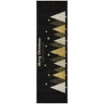 thumbnail image 2 of Addison Rugs Dream Shag Premium Machine Washable Transitional Gold Trees Midnight Runner Rug, 2'3" x 7'6", 2 of 8