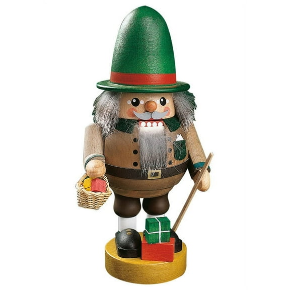 German nutcracker toy salesman, height 21 cm / 8 inch, original Erzgebirge by Richard Glaesser Seiffen