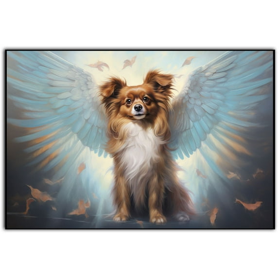 Tibetan Spaniel Gift - Unique Pet Memorial Gifts Memorial Sayings For Loss Of Painting Pet Portraits Pet Personalized Canvas Wall Art, Wall Art Decor, Memorial Dog Gifts