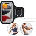 thumbnail image 4 of LJNYFDC Running Armband Running Sports Phone Armband with Pocket Reflective Arm Strap Sweat proof Mobile Phone Holder Arm Band for Jogging and Exercise, 4 of 6