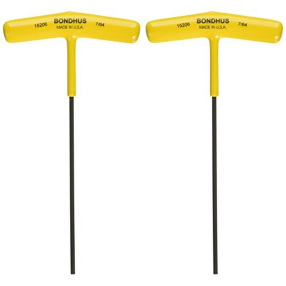 Bondhus 15206 7/64" Hex Tip T-Handle w/ProGuard Finish