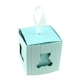 thumbnail image 1 of Flmtop 50Pcs Candy Boxes Hollow Bear with Ribbon Multipurpose Portable Gift Boxes for Wedding, 1 of 10