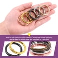 thumbnail image 4 of Kit de surtido Swpeet, 24 unidades, 6 colores, 25 mm, anillos redondos en forma de O con resorte, 4 of 7