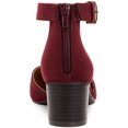 thumbnail image 3 of Style & Co. Womens Alinaa  Microsuede Round Toe Ankle Strap, 3 of 3