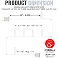 thumbnail image 2 of String Lights 612 Vermont 100, transparente, para interiores y exteriores, 6 m, color blanco, 2 of 8