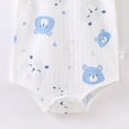thumbnail image 5 of KPOPLK Summer Newborn Infant Boy Outfit Mamas Baby Boy Clothes Boy Oversized Romper Shirts Short Sleeve Onesie Size 0-3 Months,White, 5 of 5