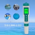 thumbnail image 2 of Portable 7-in-1 Water Quality Tester with High Precision (Measures pH, TDS, EC, Salinity, S.G, ORP, Temperature) - C-600 Water Testing Device with pH Strips, Non-Backlit Design, 2 of 6