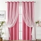 thumbnail image 1 of Nvzi Simplicity style Perforated Curtain Treatments，,Shading Curtain Suitable for Bedroom,Living Room,Kitchen（2 Panels ，72 L x 52 W，A75）, 1 of 5