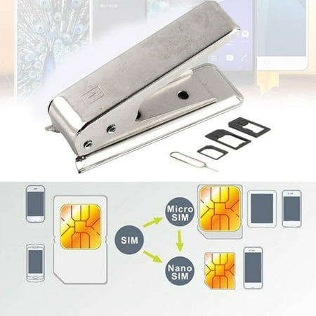 Standard Regular Micro Sim Card To Nano Sim Cut Cutter For Apple5 Iphone5 5g Walmart Canada