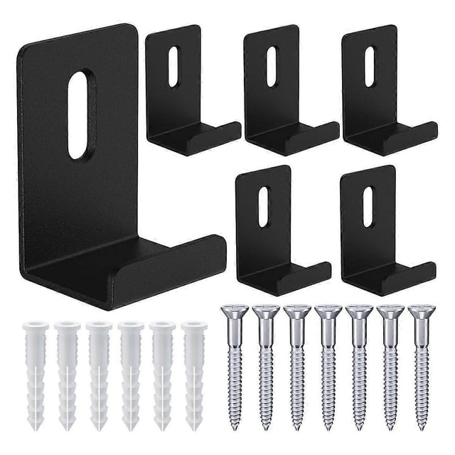 6pcs Metal Mirror Clips 3/4 Wide Channel Mirror Hanger Clip Large Heavy Retainer Clips For Mirrors