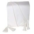 thumbnail image 3 of 60" X 50" White Woven Cotton Throw Blanket, 3 of 8