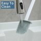 thumbnail image 4 of Silicone Toilet Brush and Holder Set Toilet Bowl Brush Flexible Bendable Brush Head, 4 of 4