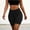 Black, variant on High Waisted Ultra Soft Leggings for Women Knee Length and Biker Shorts with Side Pocket Army Green