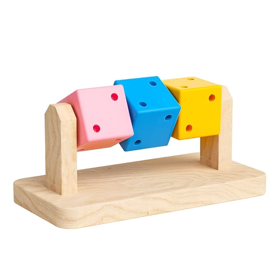 BESTSKY Hamster Enrichment Toys,Hamster Toys,Hamster Chew Toys,Wooden Small Animal Cage Accessories,for Syrian & Dwarf Hamsters,Gerbils,Rats