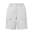 thumbnail image 6 of Yievot Men's Cargo Shorts Elastic Back Waist Knee Length Outdoor Hiking Casual Shorts with Multi Pockets, 6 of 6