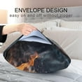 thumbnail image 5 of Coolnut Flame Baseball Pillowcase for Hair and Skin Silk Pillowcase Standard Size 20 ×26Inn, Soft and Breathable Slippery Satin Pillowcase Covers for Sleep Decor Giftsation 910, 5 of 7