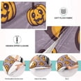 thumbnail image 5 of GZHJMY Funny Pumpkin Halloween Pillowcase Plush Pillowcase for Hair and Skin, Soft Standard Size Pillow Cases Zippered Queen Pillow Case Set of 1-21x54in Home Decor, 5 of 7